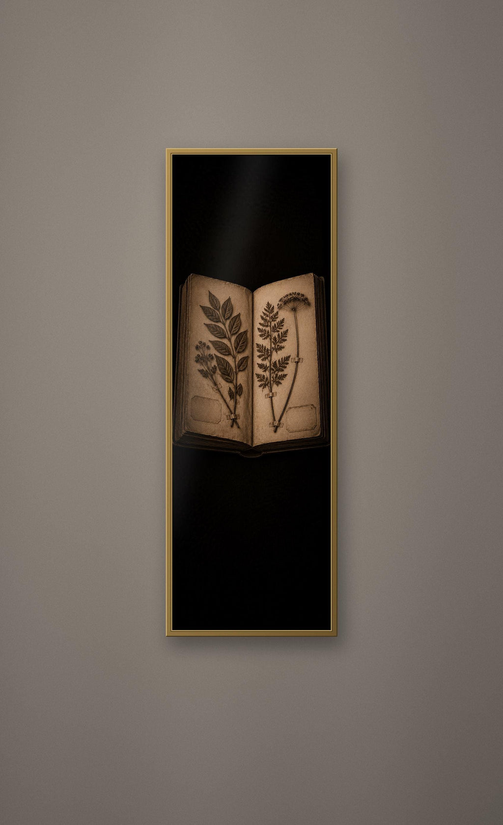 Black Herbarium Prints, Poisoner's Cabinet | Dark Academia Gothic Art | Antique Botanical | Digital Download
