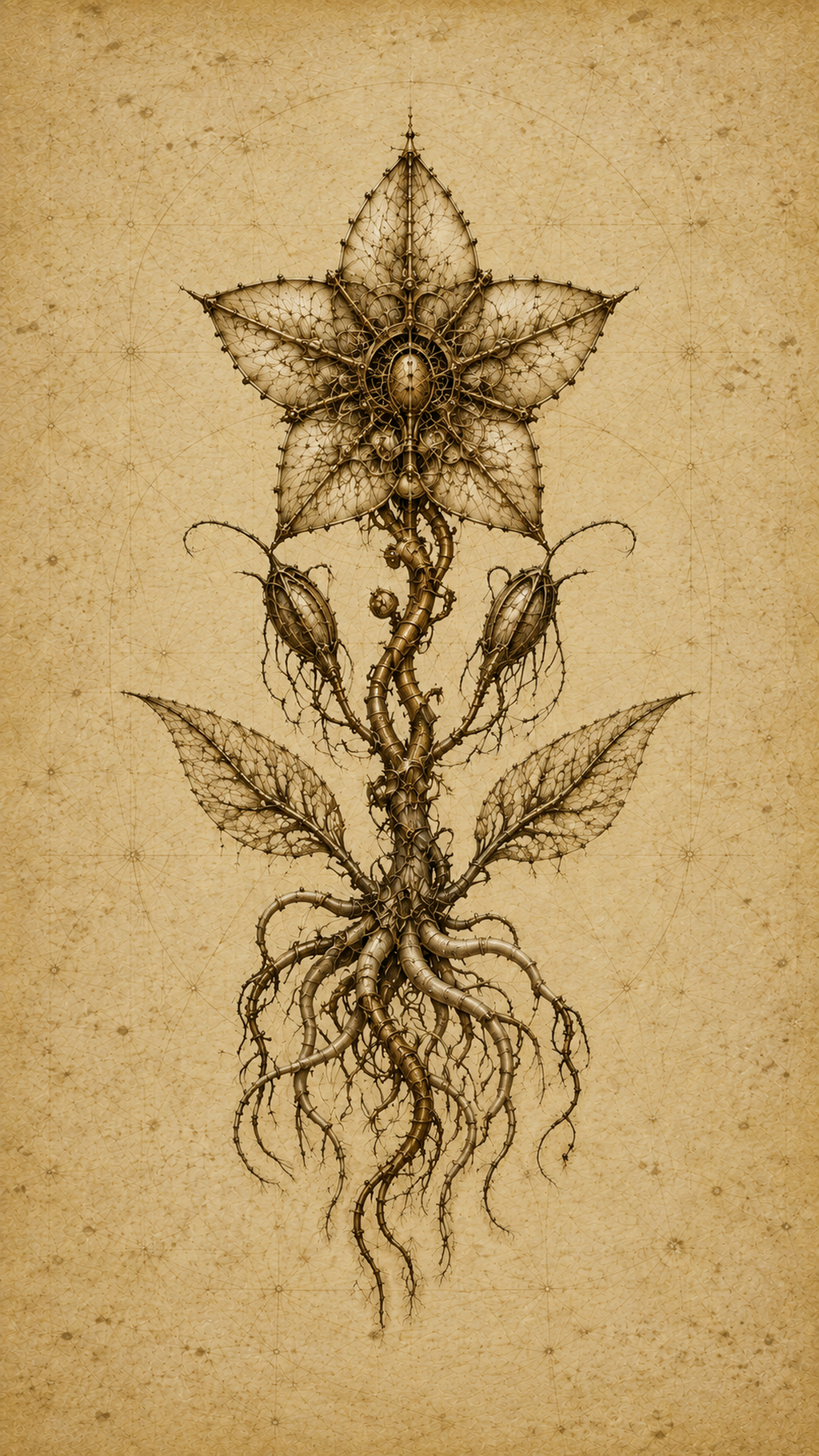 Alien Forms Phone Wallpaper Bundle | Biomechanical Codex Lock Screen | Dark Academia Digital Download