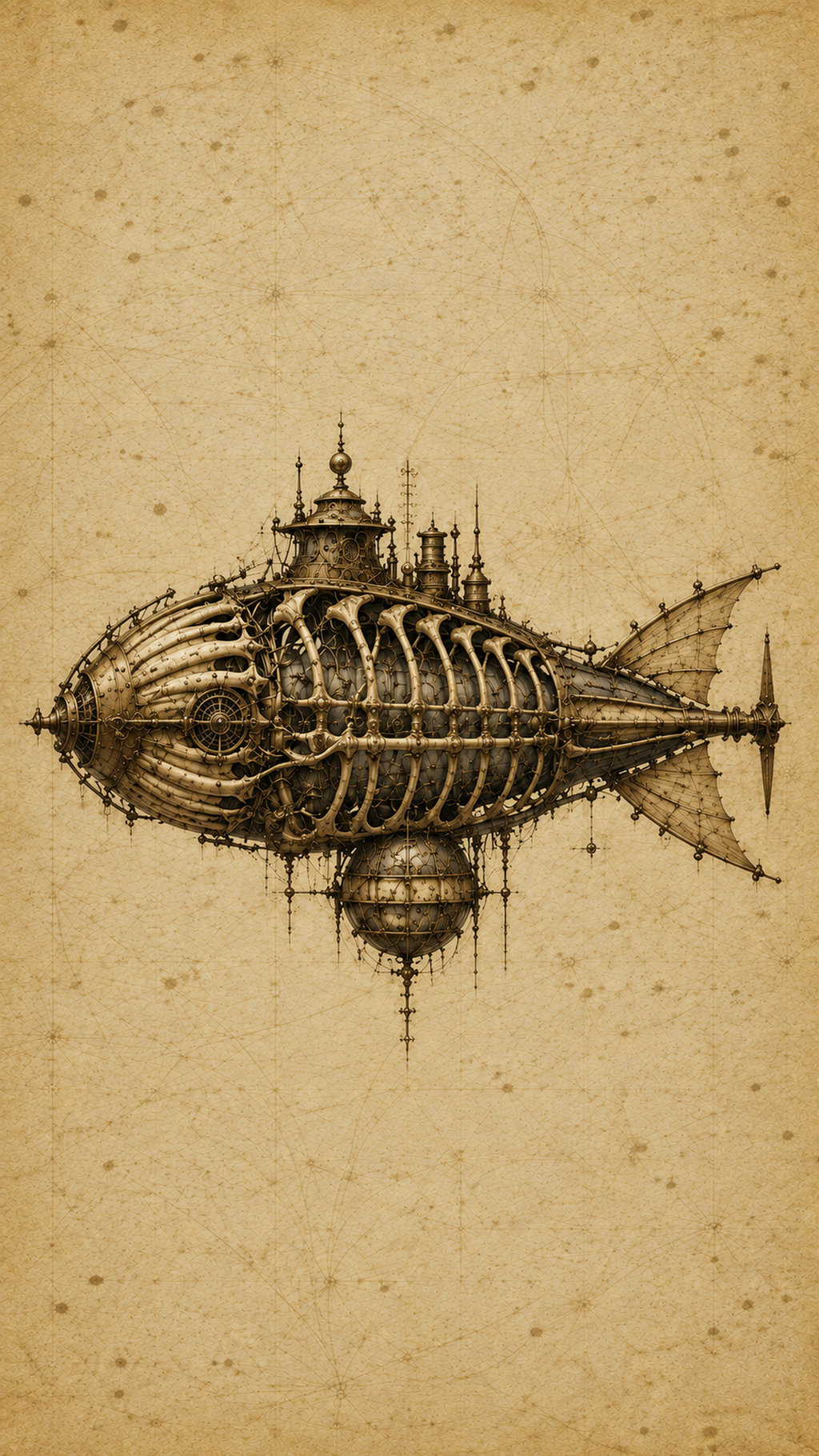 Literary Inspirations Phone Wallpaper Bundle | Biomechanical Codex Lock Screen | Dark Academia Digital Download