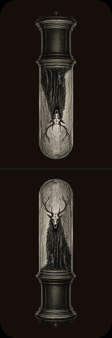 The Watcher in the Woods Bookmark | Dark Academia Set of 5 | Standard or Magnetic | Gothic Cabinet of Curiosities