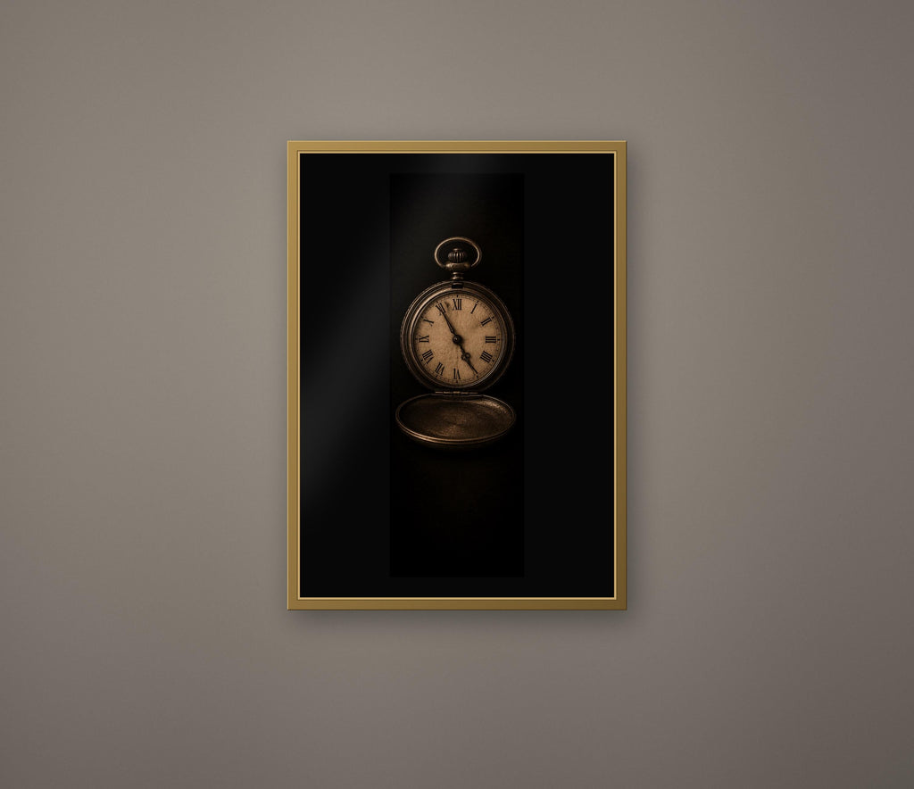 The Last Librarian, Dark Academia Gothic Library Prints | Antique Stamp Wall Art, Gold Black Digital Download | Book Lover Decor