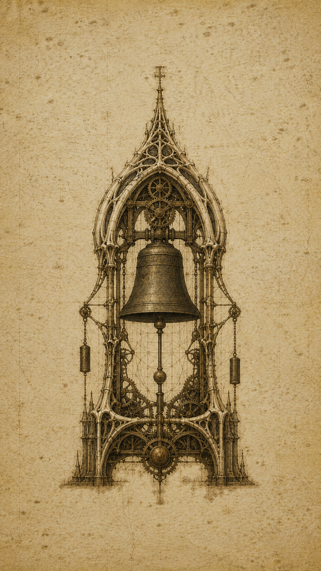 Literary Inspirations, Biomechanical Codex Wall Art | Dark Academia Gothic Print Set | Sepia Digital Download
