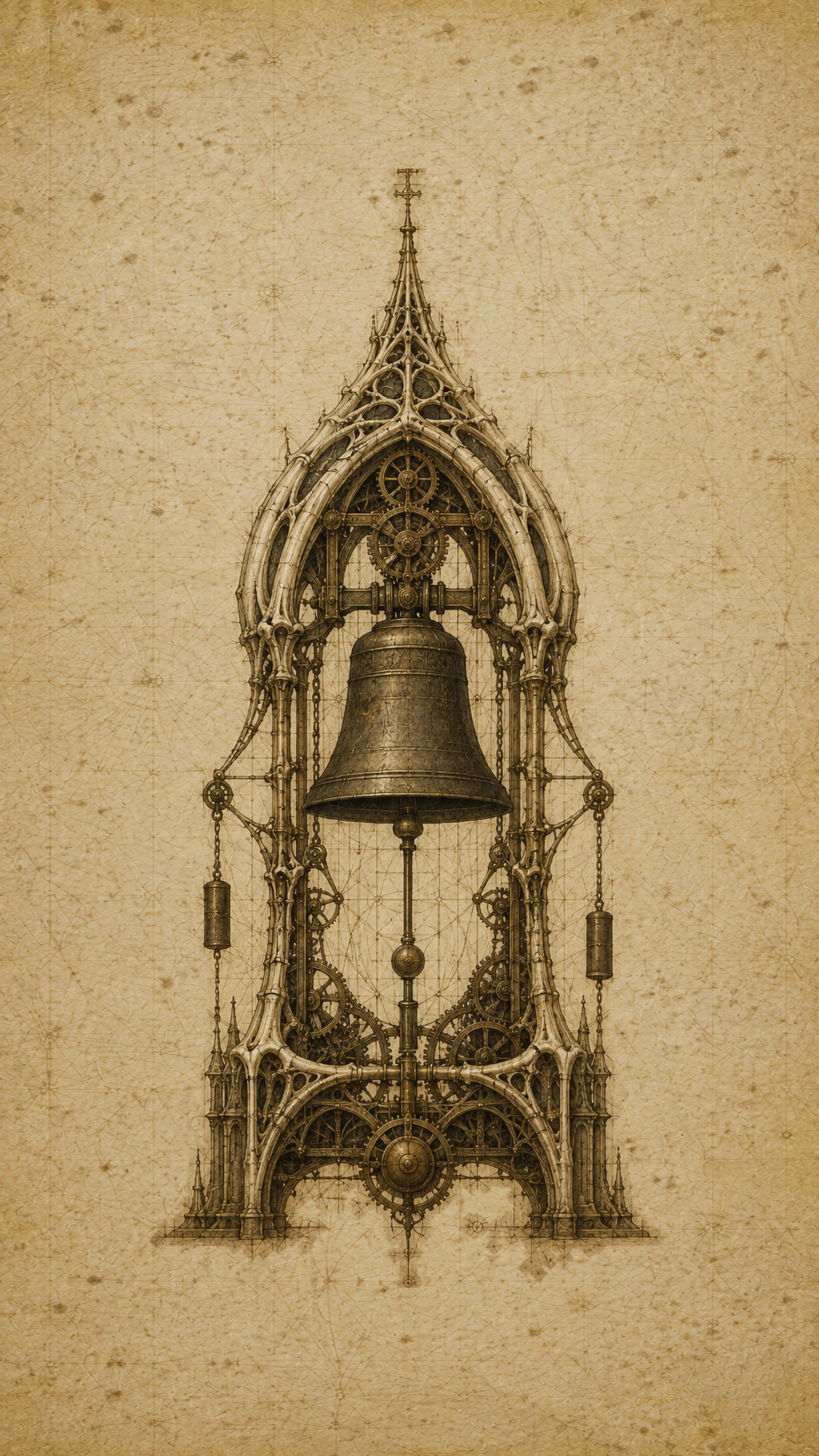 Literary Inspirations, Biomechanical Codex Wall Art | Dark Academia Gothic Print Set | Sepia Digital Download