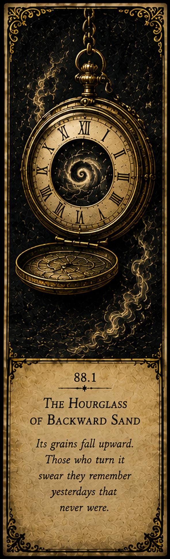 Chronological Anomalies Printable Bookmarks | Dark Academia Style | Antique Gold Design | Book Lover Gift | Digital Download