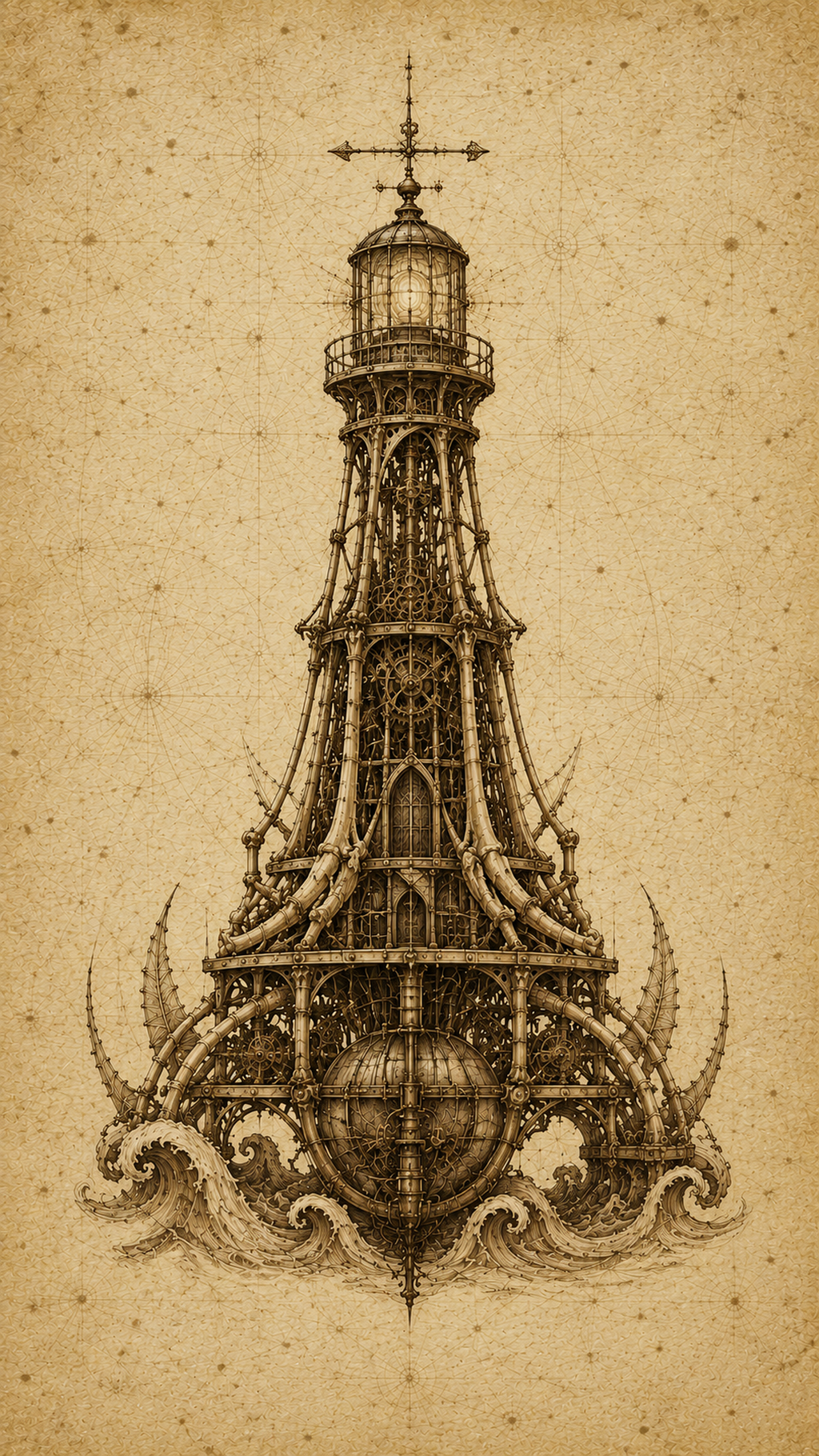 Literary Inspirations Phone Wallpaper Bundle | Biomechanical Codex Lock Screen | Dark Academia Digital Download