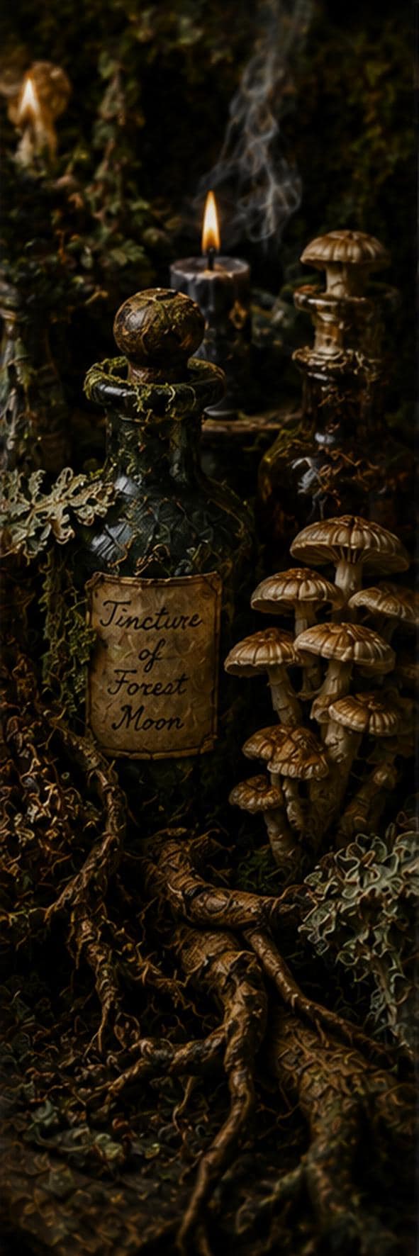 Goblincore Bookmarks Printable Set | Apothecary, Alchemy, Woodland Botanical (Digital Download)