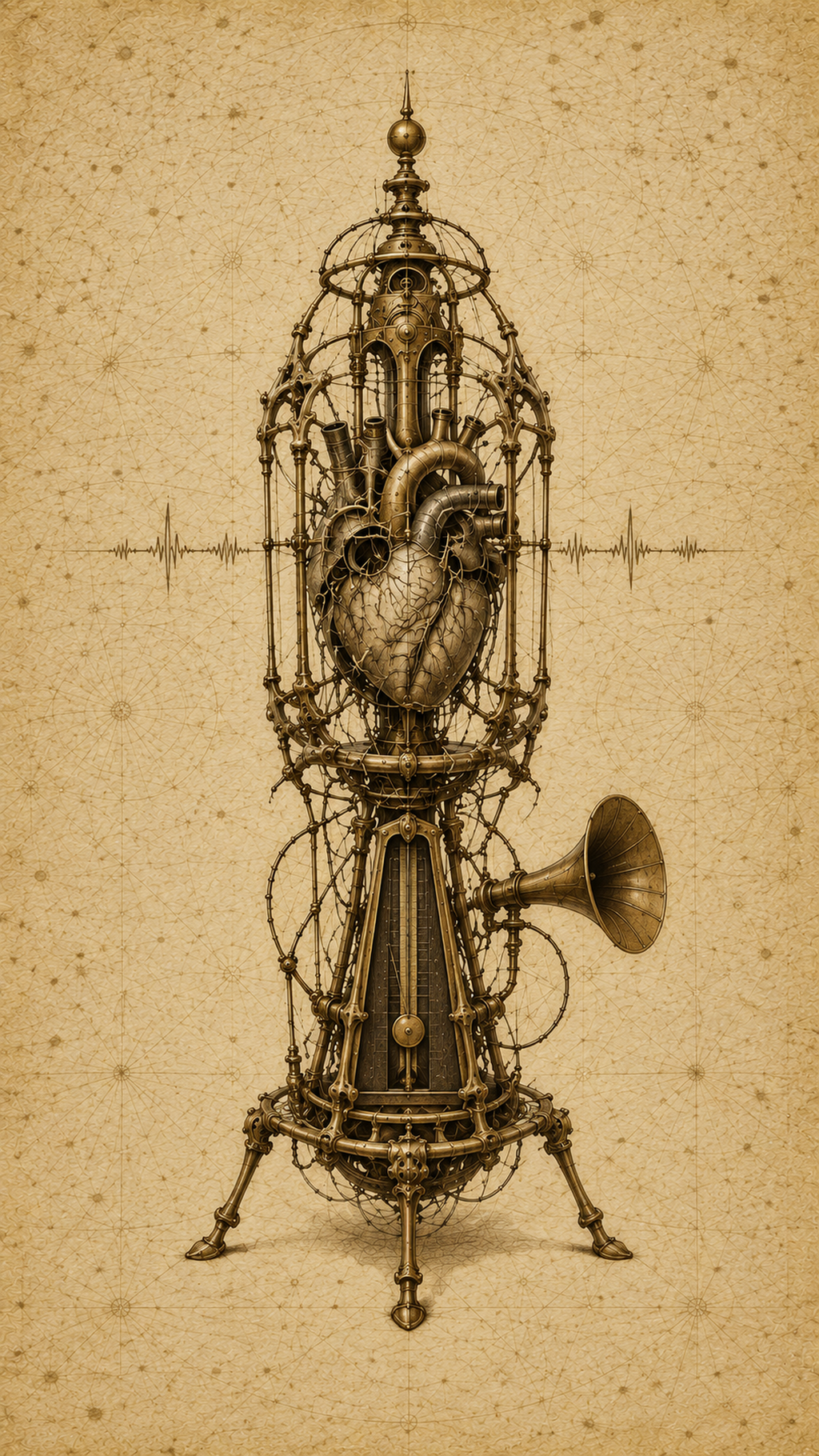 Literary Inspirations Phone Wallpaper Bundle | Biomechanical Codex Lock Screen | Dark Academia Digital Download