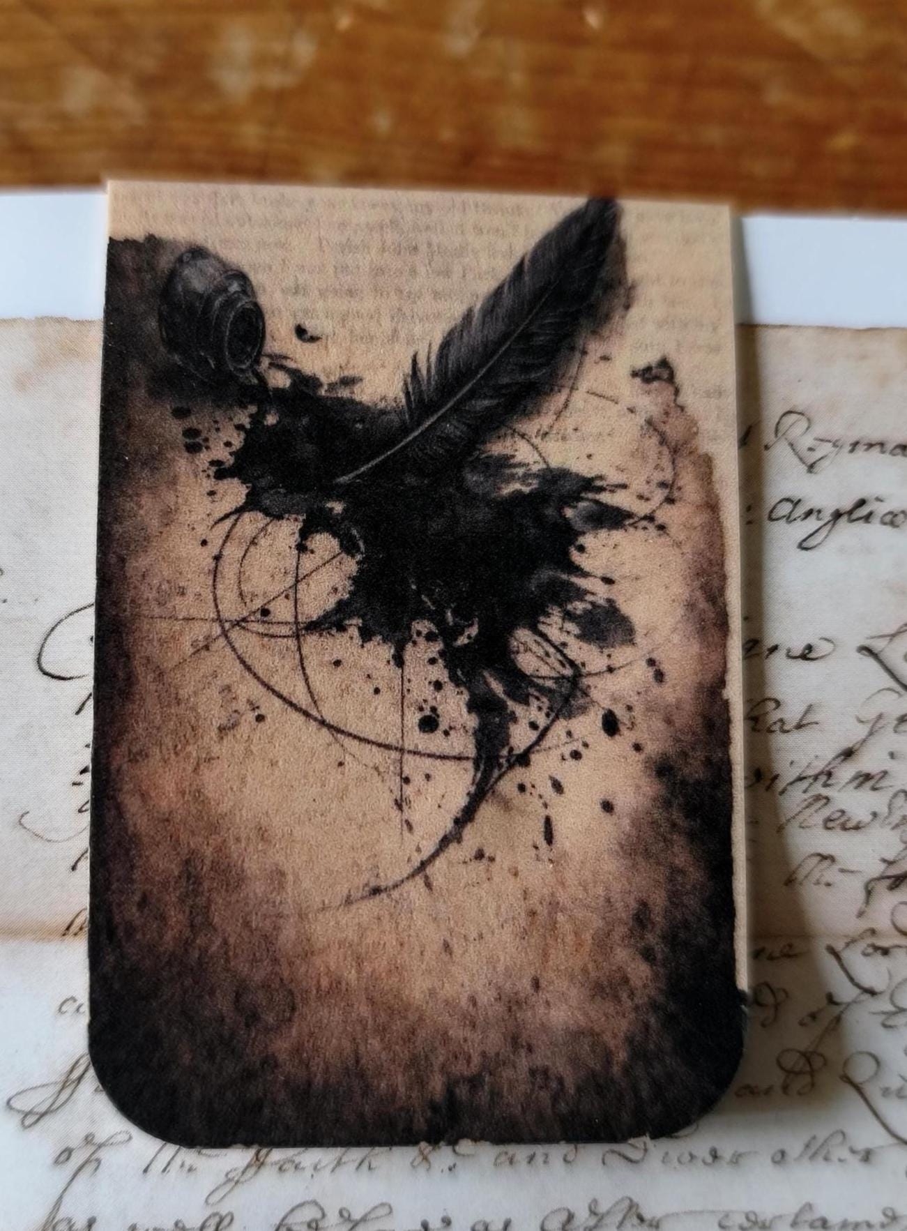 Magnetic Gothic Bookmark, Dark Academia | Cosmic Horror Design | Matte Finish | Literary Gift | Book Page Holder