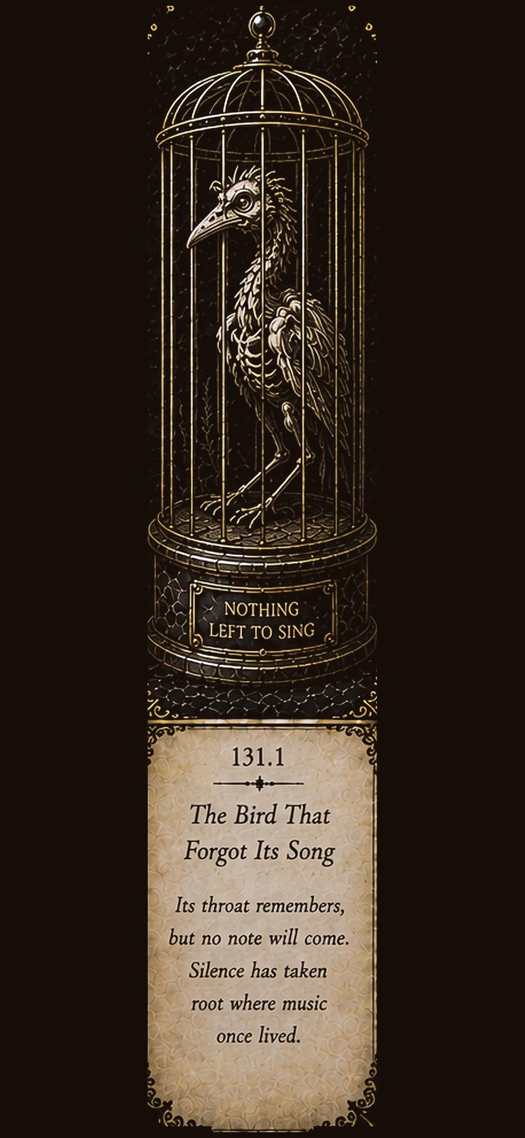 The Starved Menagerie Lock Screen, Gothic Creature Wallpaper | Dark Academia Digital Art Bundle | iPhone and Android