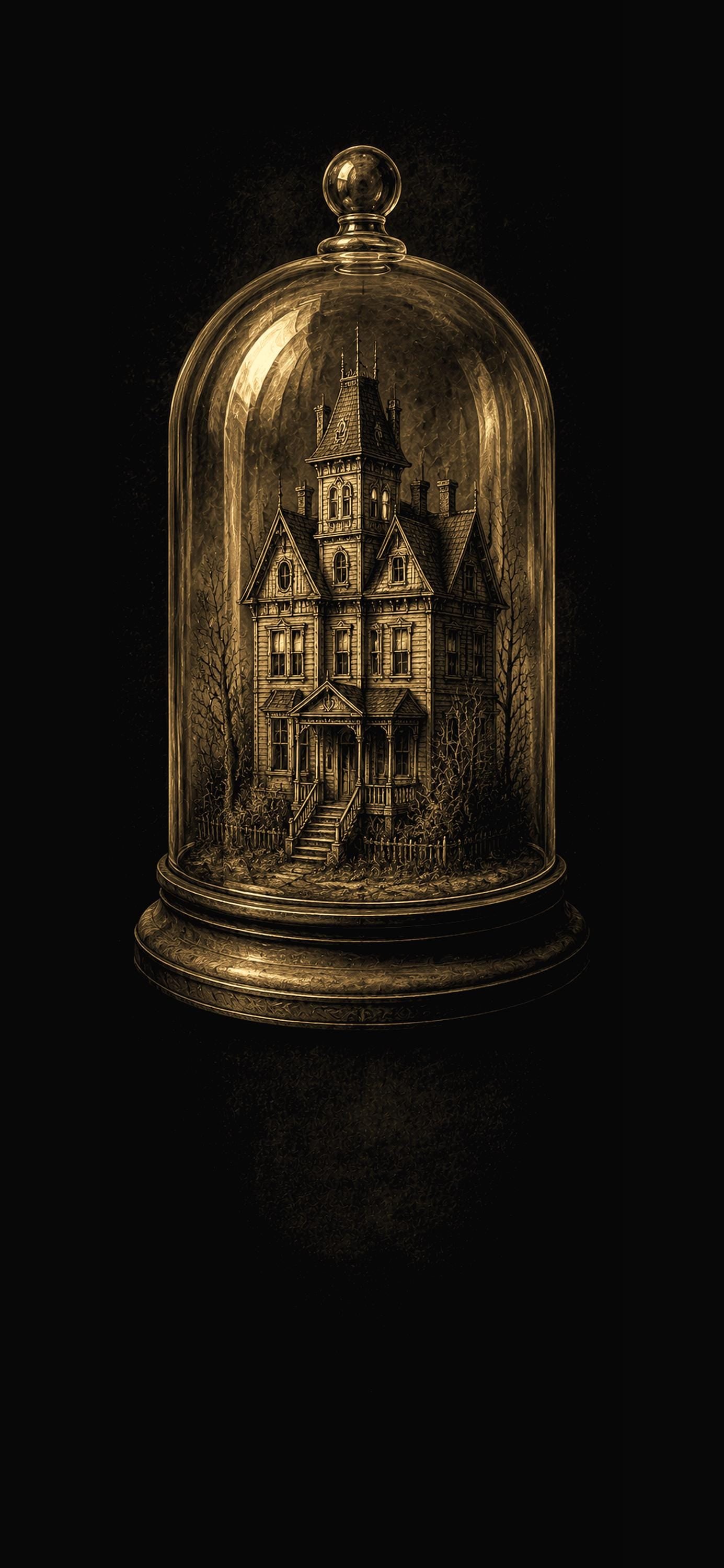 The Dreaming House Phone Wallpaper Bundle | Gothic Lock Screen, Dark Academia Digital Download | Haunted Aesthetic, Personal Use