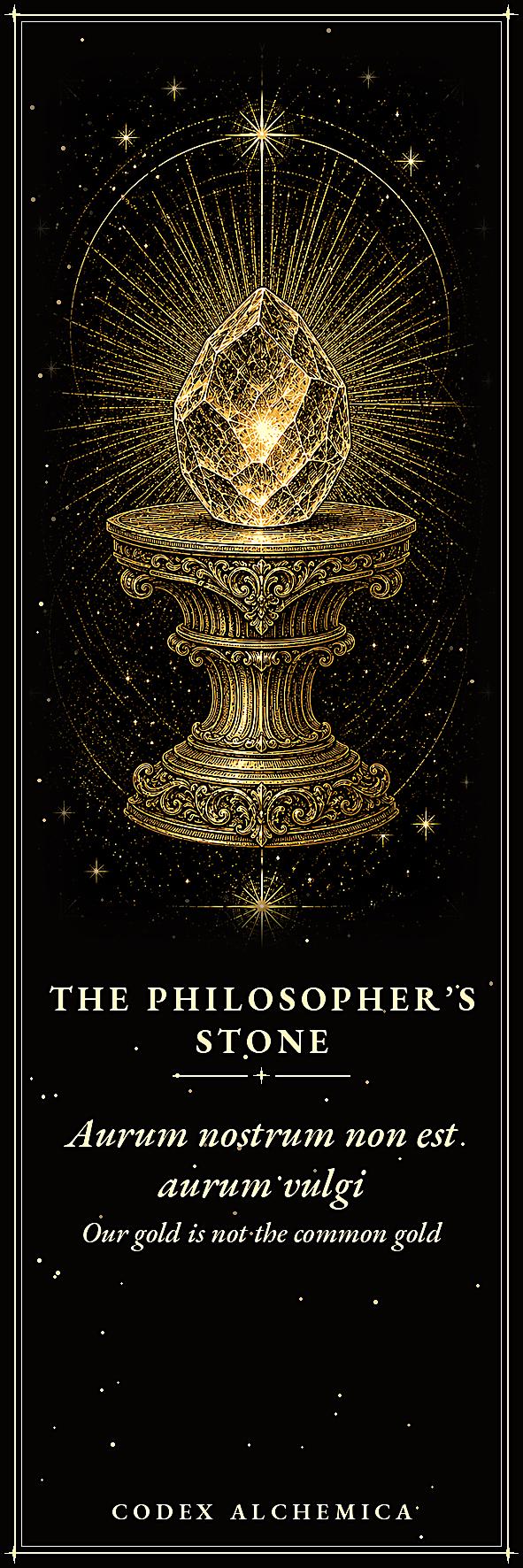 Codex Alchemica Bookmark | Dark Academia Occult Alchemy Bookmark | Standard or Magnetic Page Marker