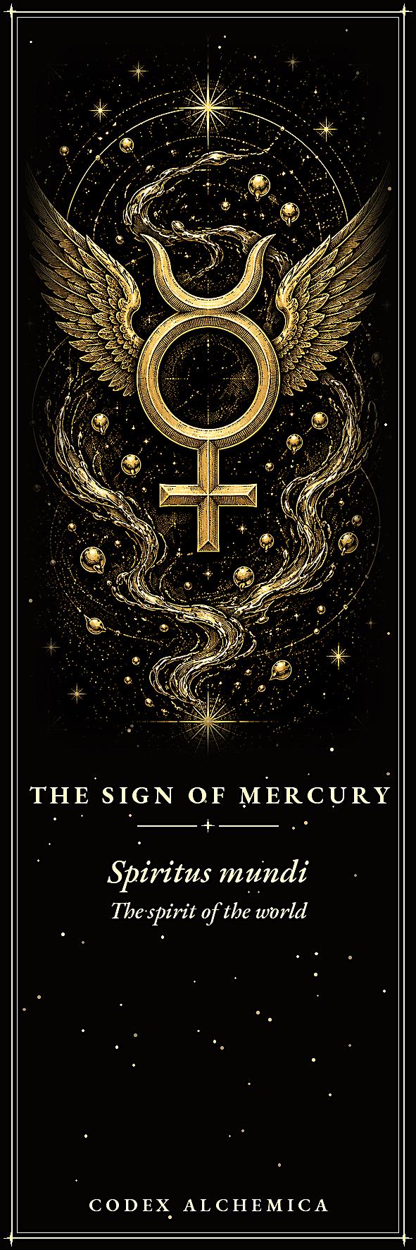 Codex Alchemica Printable Bookmarks | Dark Academia Gothic | Occult Symbols, Gold Linework | Alchemist Reader Gift