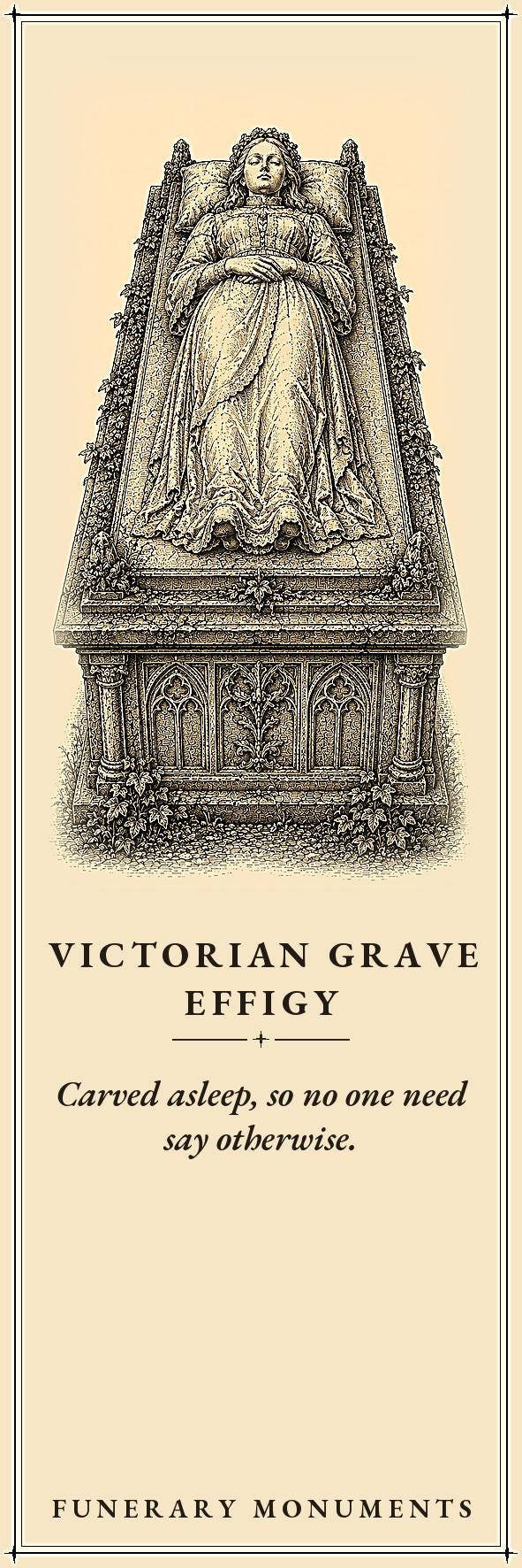 Funerary Monuments Printable Bookmarks | Dark Academia Gothic | Cemetery Reader Gift | Occult Stationery | Digital Download