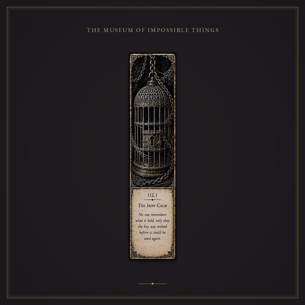 The Silent Confinement Bookmark | Dark Academia Set of 5 | Standard or Magnetic | Gothic Cabinet of Curiosities