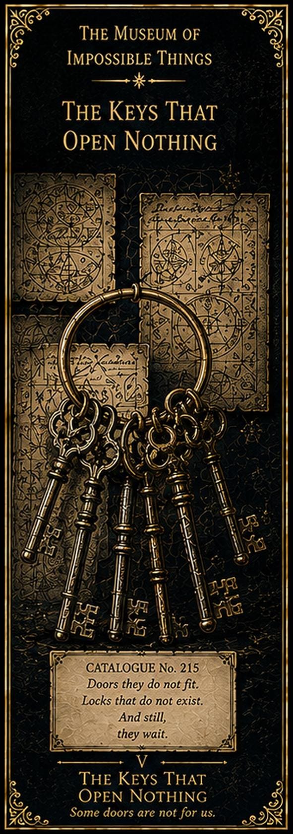 The Forbidden Wing, Dark Academia Bookmarks | Gothic Cabinet of Curiosities, Printable | Antique Gold Black Collector Set