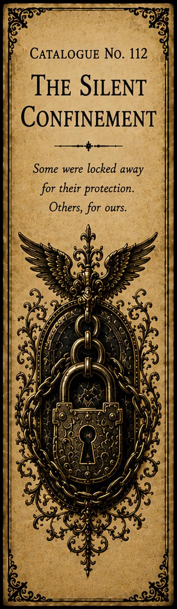 The Silent Confinement Printable Bookmarks | Dark Academia Gothic | Museum of Impossible Things | Book Lover Gift Set