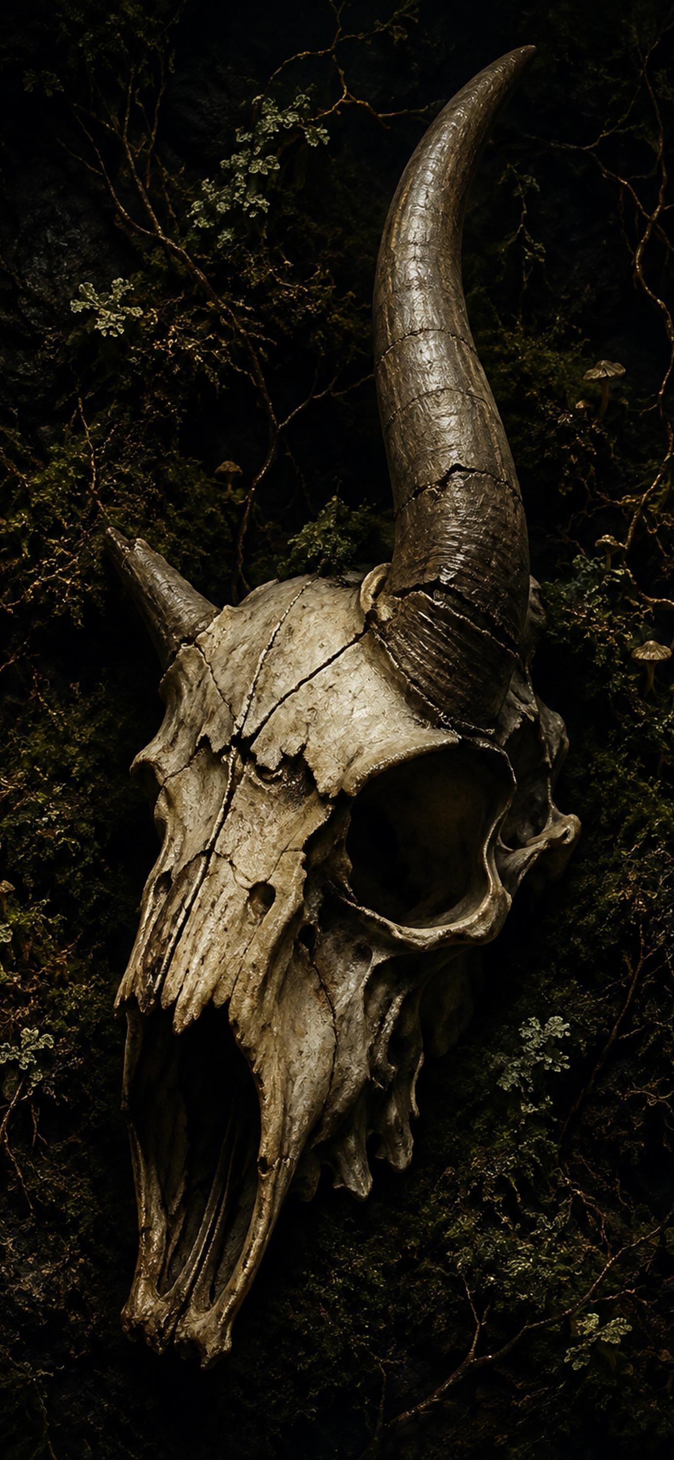 The Bog Keeper Lock Screen Bundle | Dark Goblincore Wallpaper | Moody Bog Aesthetic | Witchy Phone Digital Download Set