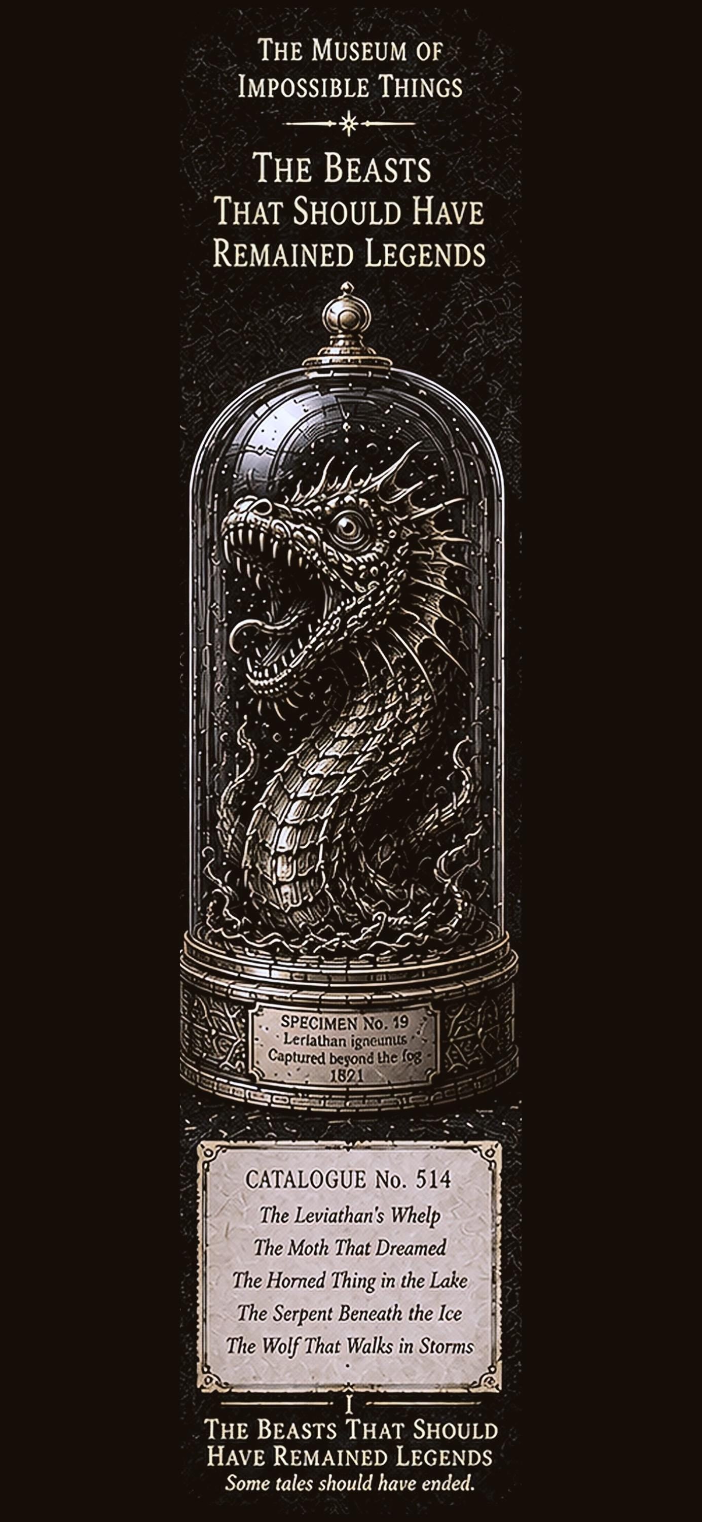 The Beasts That Should Have Remained Legends - Dark Academia Lock Screen | Gothic Museum Wallpaper | Phone Bundle | Digital Download