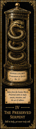 The Apothecary's Cabinet, Dark Academia Printable Bookmarks | Gothic Curiosities | Book Lover Gifts | Antique Gold Design