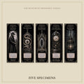 The Great Visitations Bookmark | Dark Academia Set of 5 | Standard or Magnetic | Gothic Cabinet of Curiosities