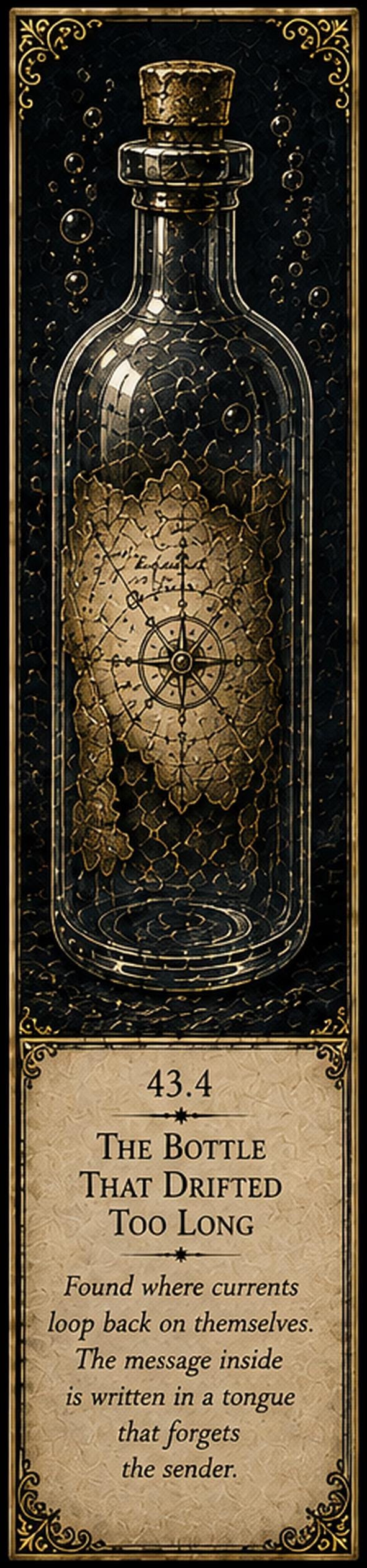 Recovered from Impossible Seas - Dark Academia Bookmarks | Nautical Gothic | Printable Book Lover Gift