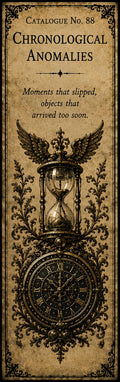 Chronological Anomalies Printable Bookmarks | Dark Academia Style | Antique Gold Design | Book Lover Gift | Digital Download