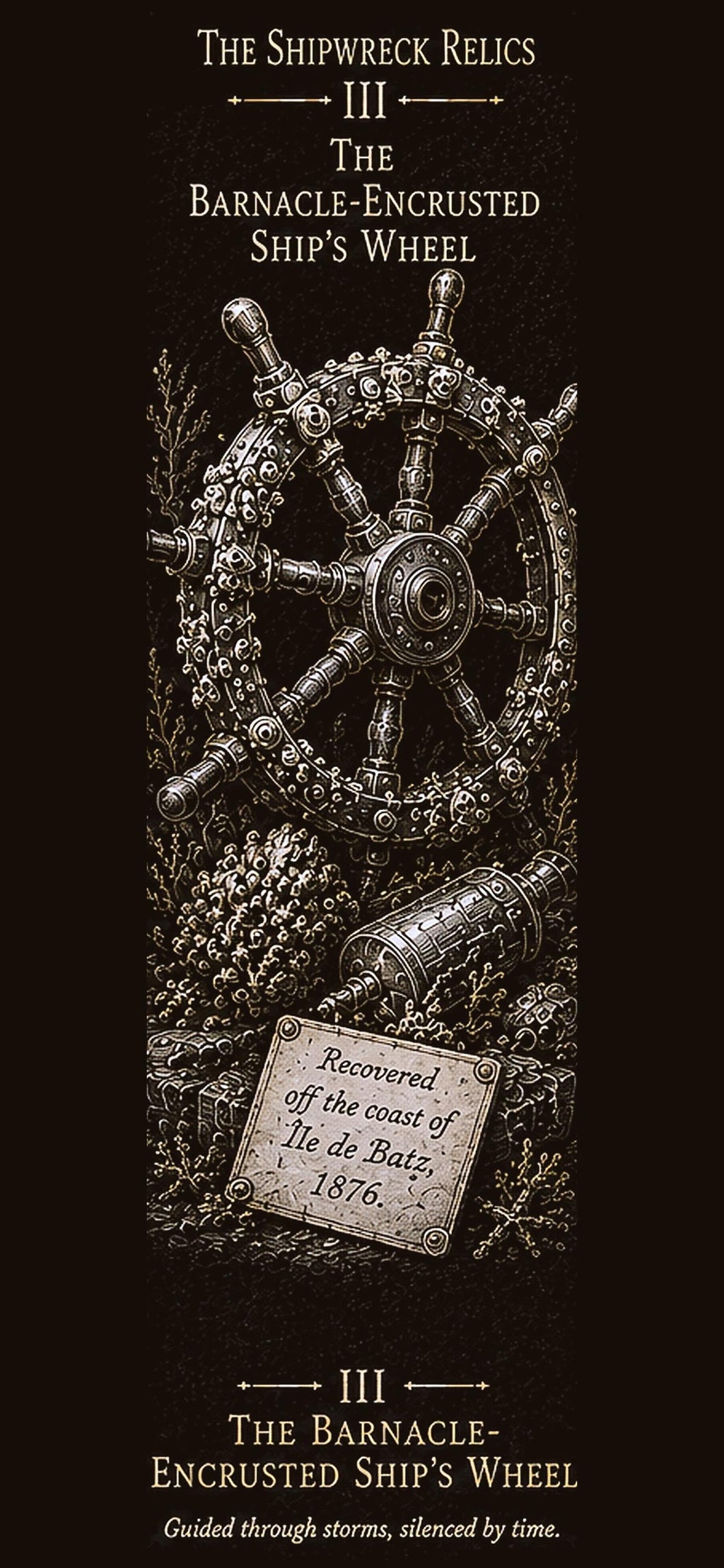 The Shipwreck Relics Phone Wallpaper Bundle | Dark Academia Lock Screen | Nautical Digital Download