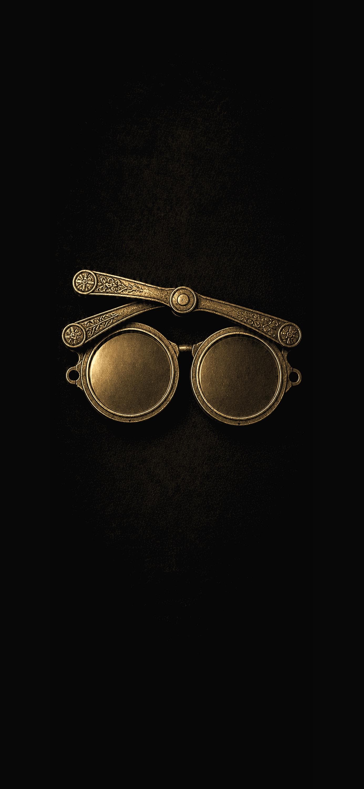 Librarian's Last Shift Phone Wallpaper Bundle | Dark Academia Lock Screen, Gold On Black | Digital Download