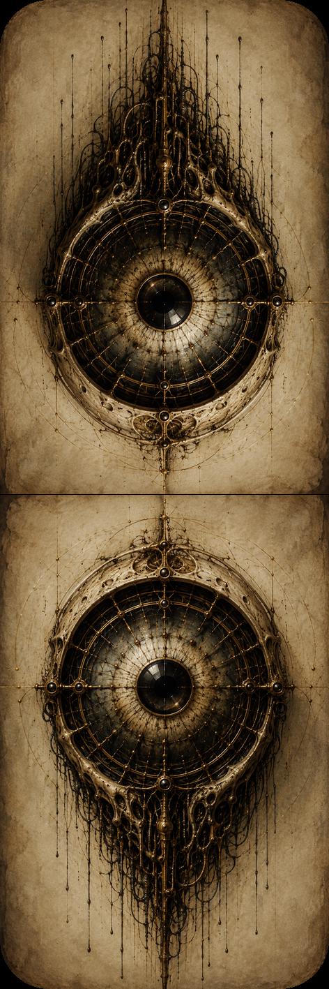 Eyes & Orbs Biomechanical Bookmark | Dark Academia Gothic | Anatomical Page Marker, Macabre Book Lover Gift