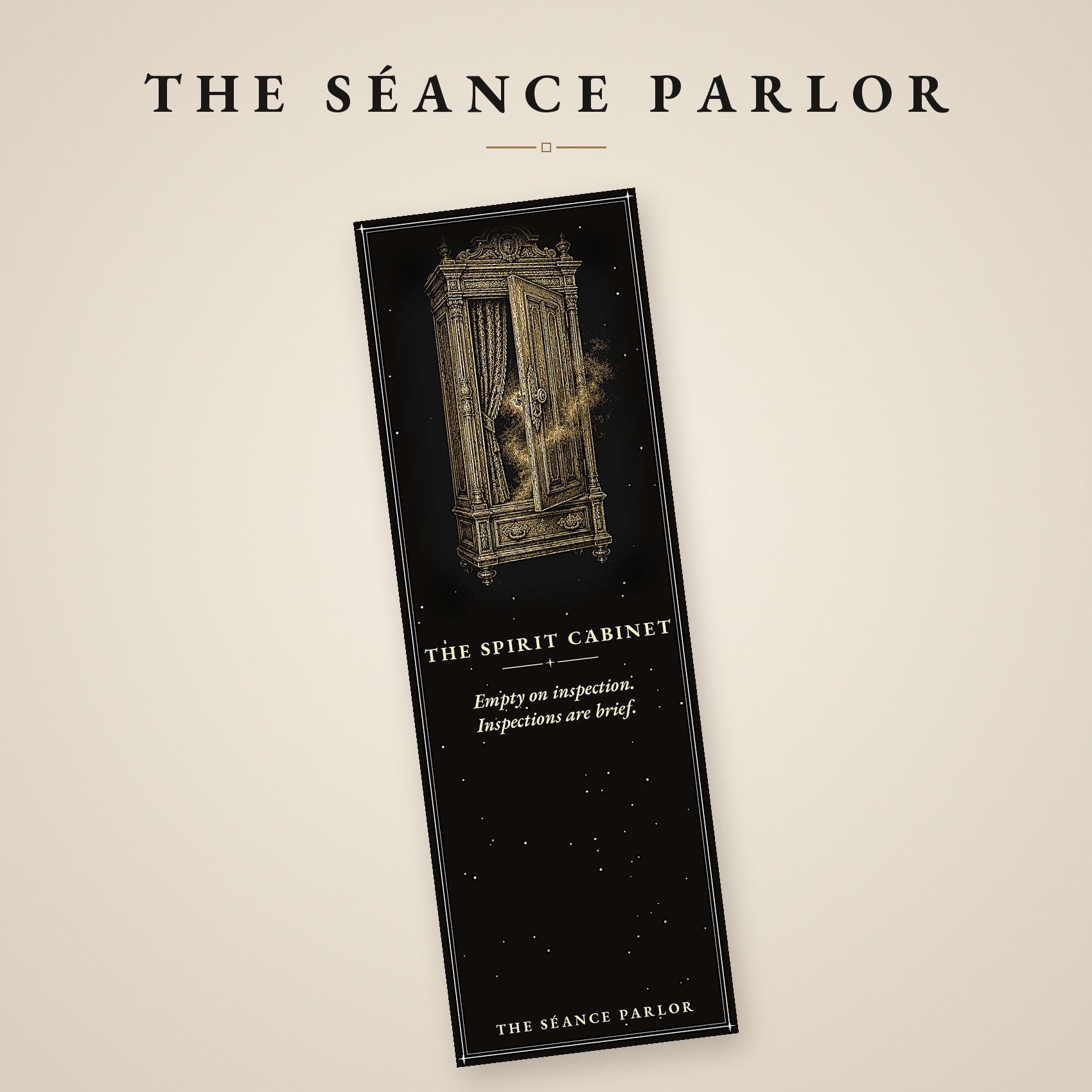 The Séance Parlor Printable Bookmarks | Victorian Occult Designs | Dark Academia | Spirit Cabinet | Digital Download