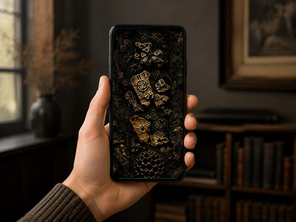 Hedge Witch Midden Phone Wallpaper Bundle | Dark Goblincore Lock Screen, Witchy Aesthetic | iPhone & Android Digital Download