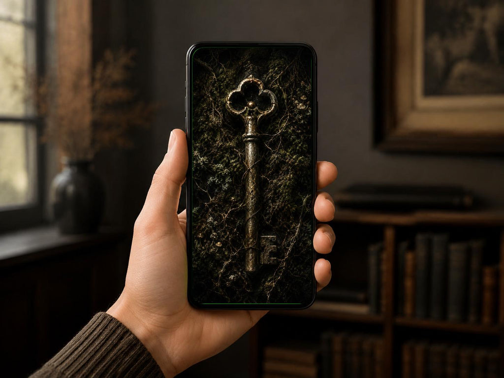 Things Beneath The Roots - Dark Goblincore Frog Wallpaper | Moody Lock Screen | Gothic Fantasy | Phone Bundle