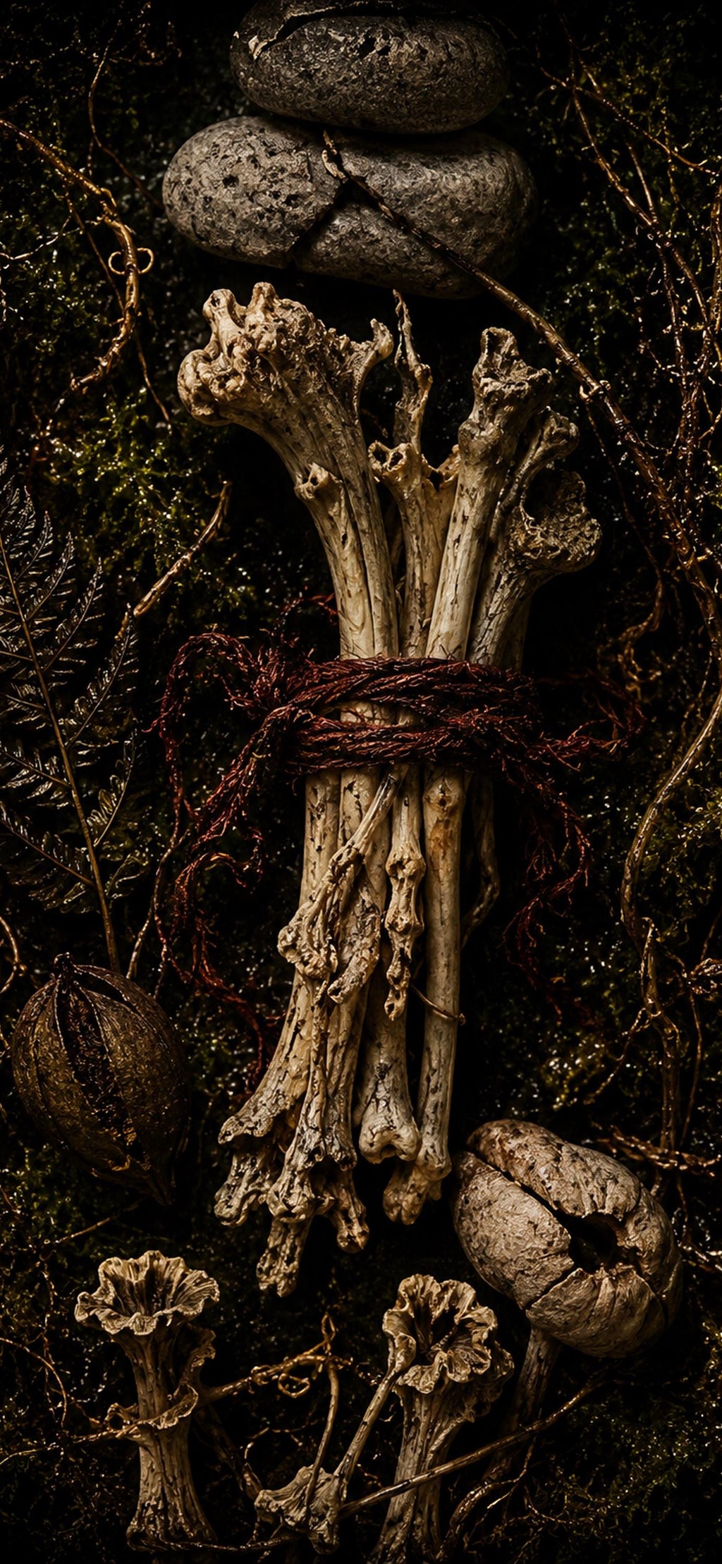 Shrines Made by Nobody Phone Wallpaper Bundle | Dark Goblincore Lock Screen (Digital Download)