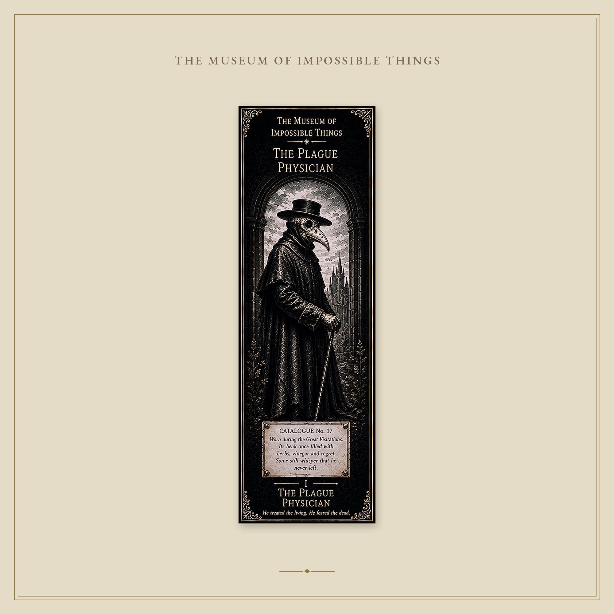 The Great Visitations Bookmark | Dark Academia Set of 5 | Standard or Magnetic | Gothic Cabinet of Curiosities