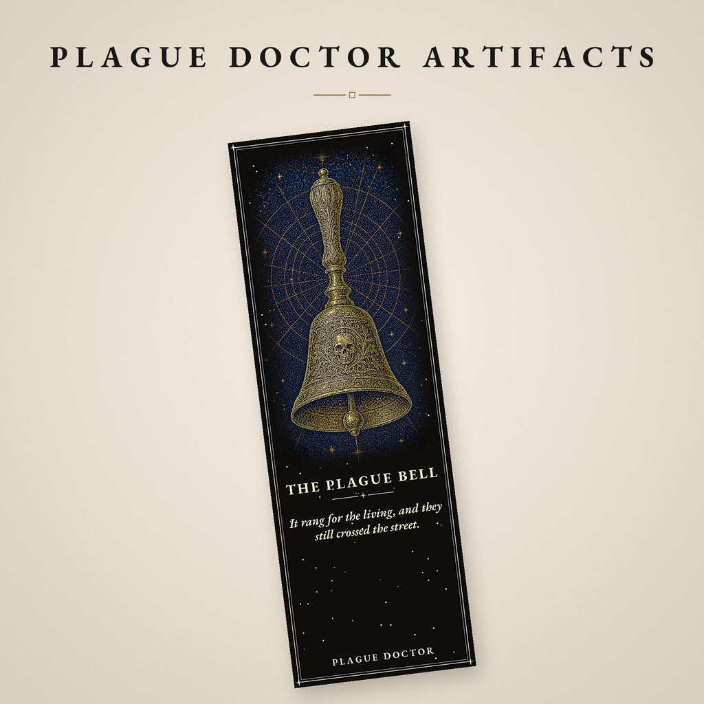 Plague Doctor Artifacts Printable Bookmarks | Dark Academia Gothic | Beaked Mask Design | Occult Stationery | Digital Download