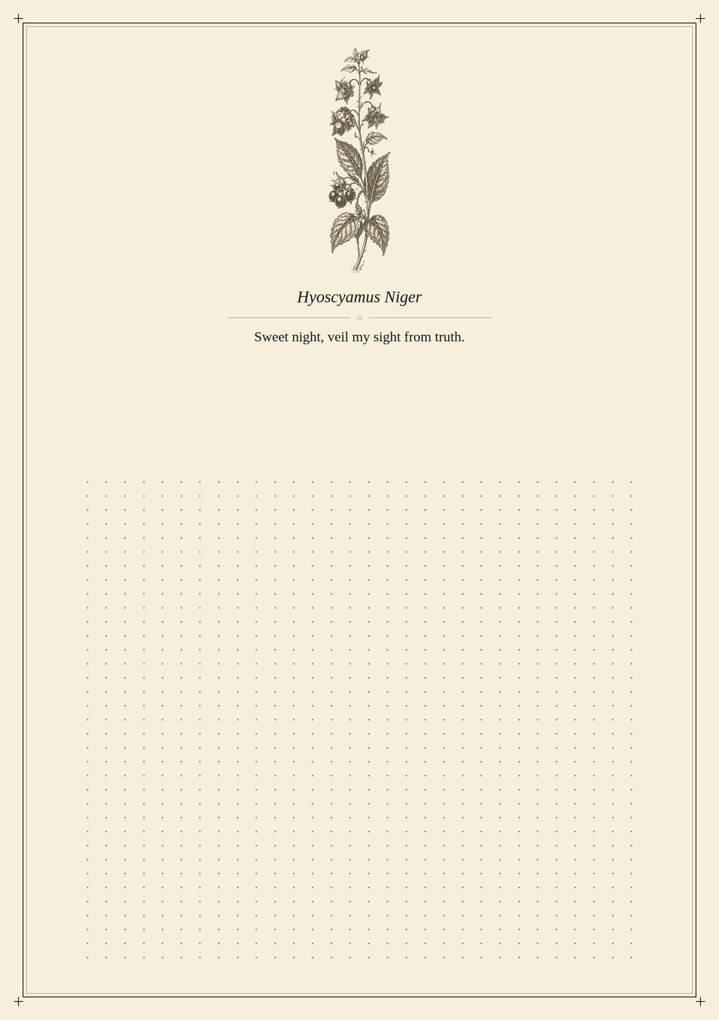 The Poison Garden - Grimoire of Forbidden Botanicals | Dark Academia Printable | Toxic Plants Journal Pages | Witchy Dividers