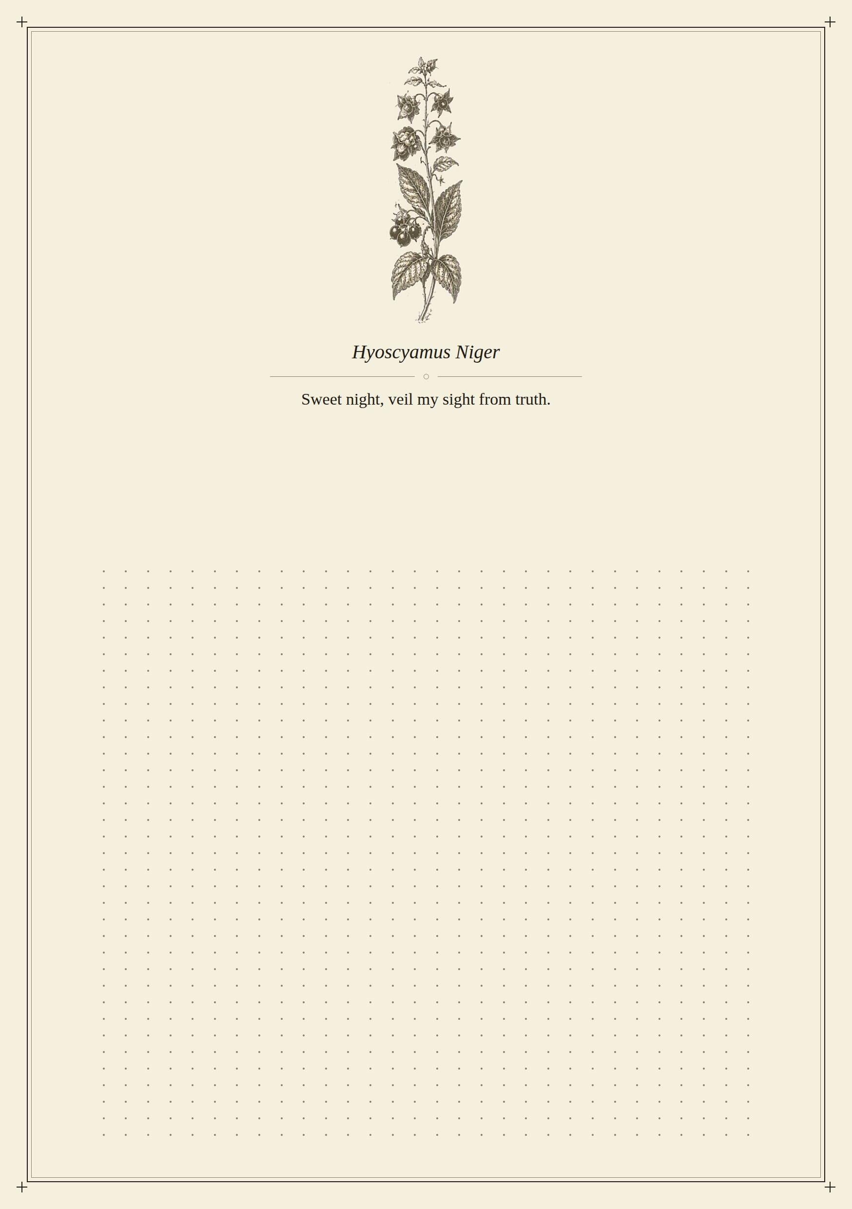 The Poison Garden - Grimoire of Forbidden Botanicals | Dark Academia Printable | Toxic Plants Journal Pages | Witchy Dividers