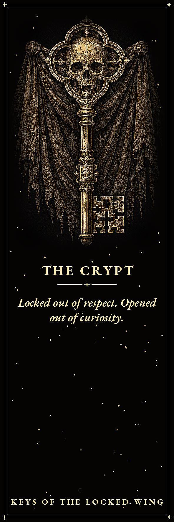 Keys Of The Locked Wing Skeleton Key Bookmark | Dark Academia | Magnetic Page Marker, Witchy Gift
