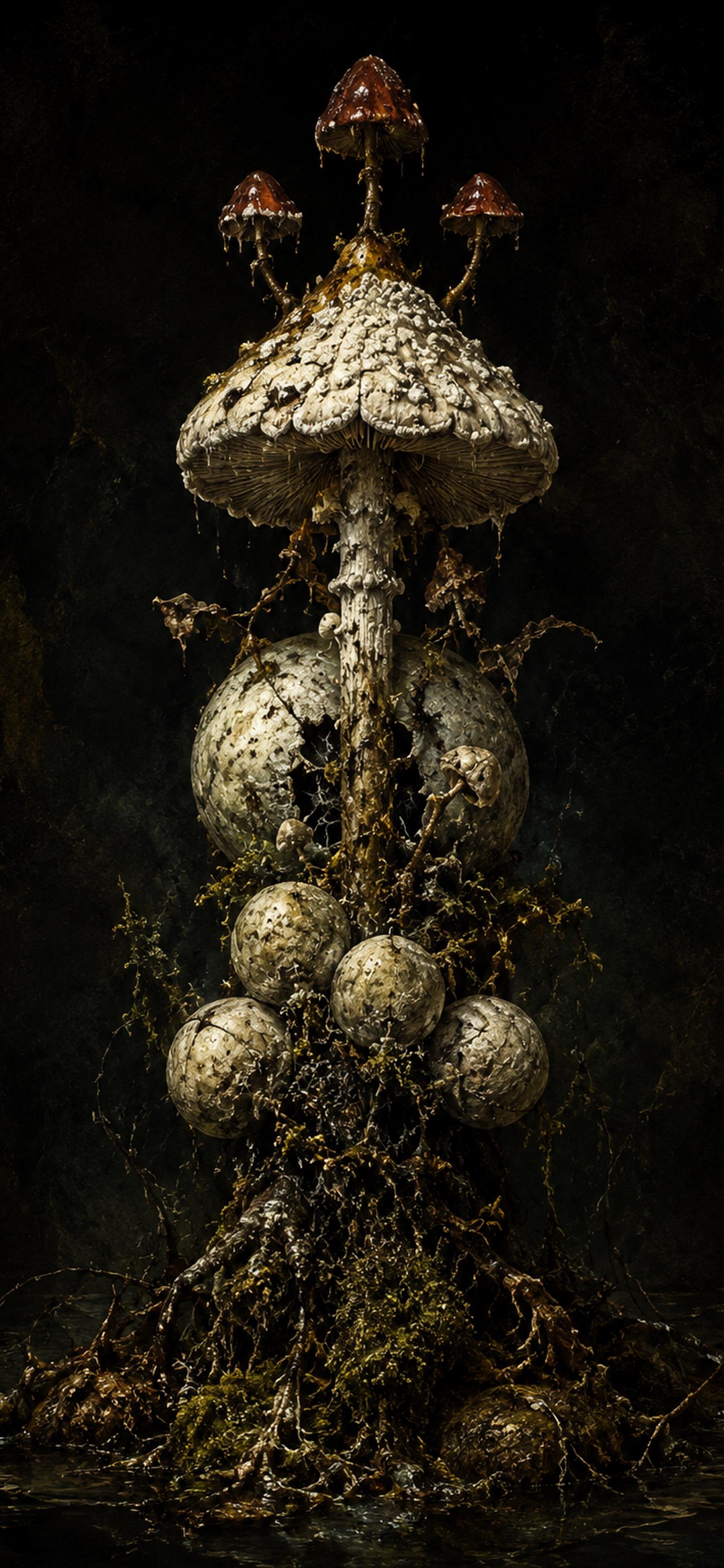 Shrines Made by Nobody Phone Wallpaper Bundle | Dark Goblincore Lock Screen (Digital Download)