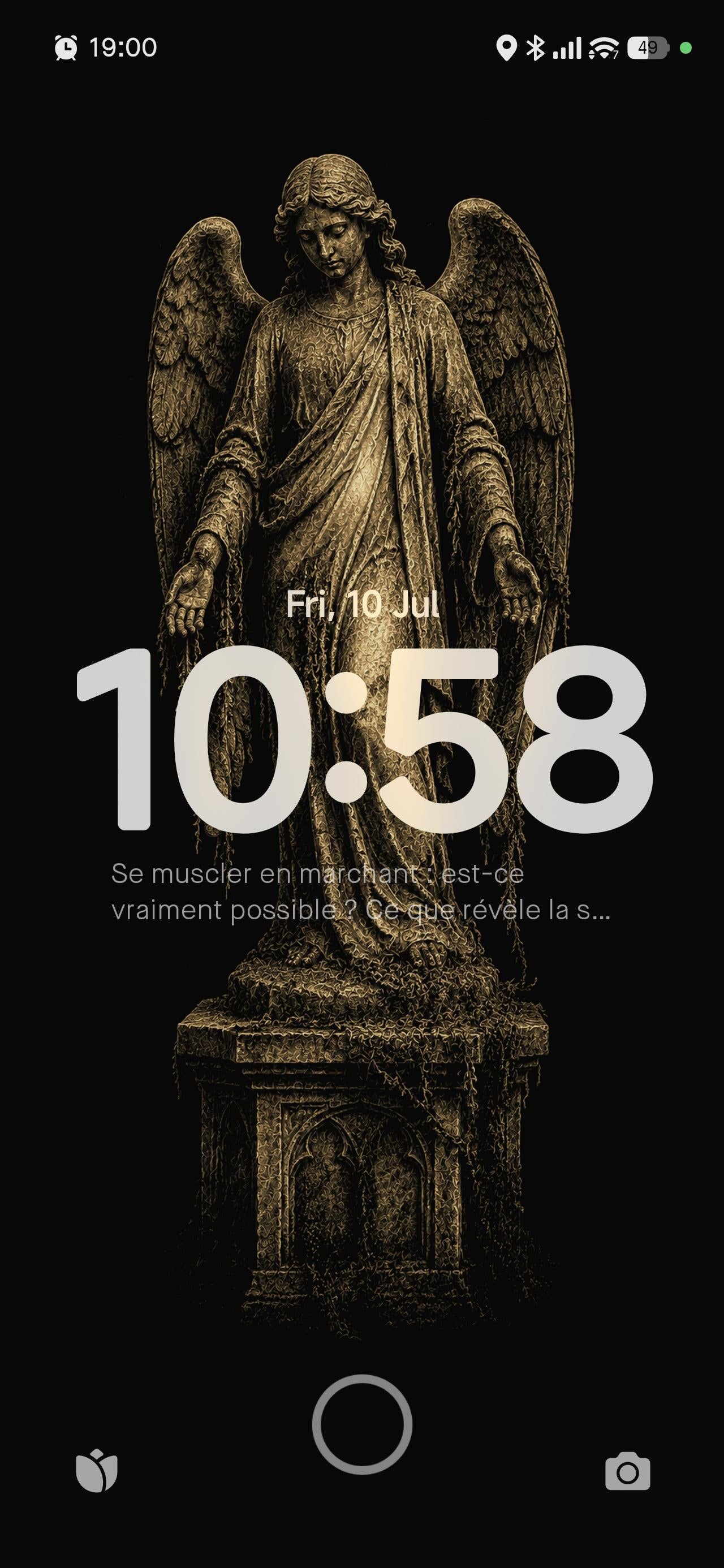 The Submerged Chapel Phone Wallpaper Bundle | Dark Academia Lock Screen, Gothic Religious Imagery, Instant Digital Download