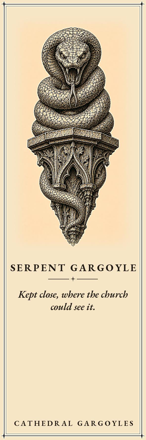 Cathedral Gargoyles The Guardians Printable Bookmarks | Dark Academia Gothic Bookmark Set | Digital Download Print & Cut