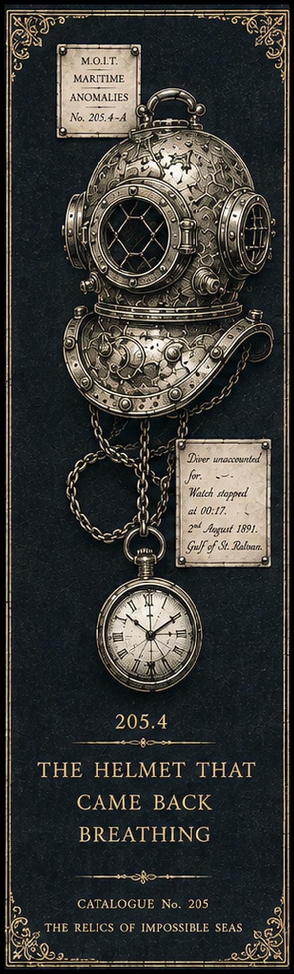 Relics of Impossible Seas, Dark Academia Bookmark Set | Gothic Print Design | Book Lover Gift | Printable Digital Download