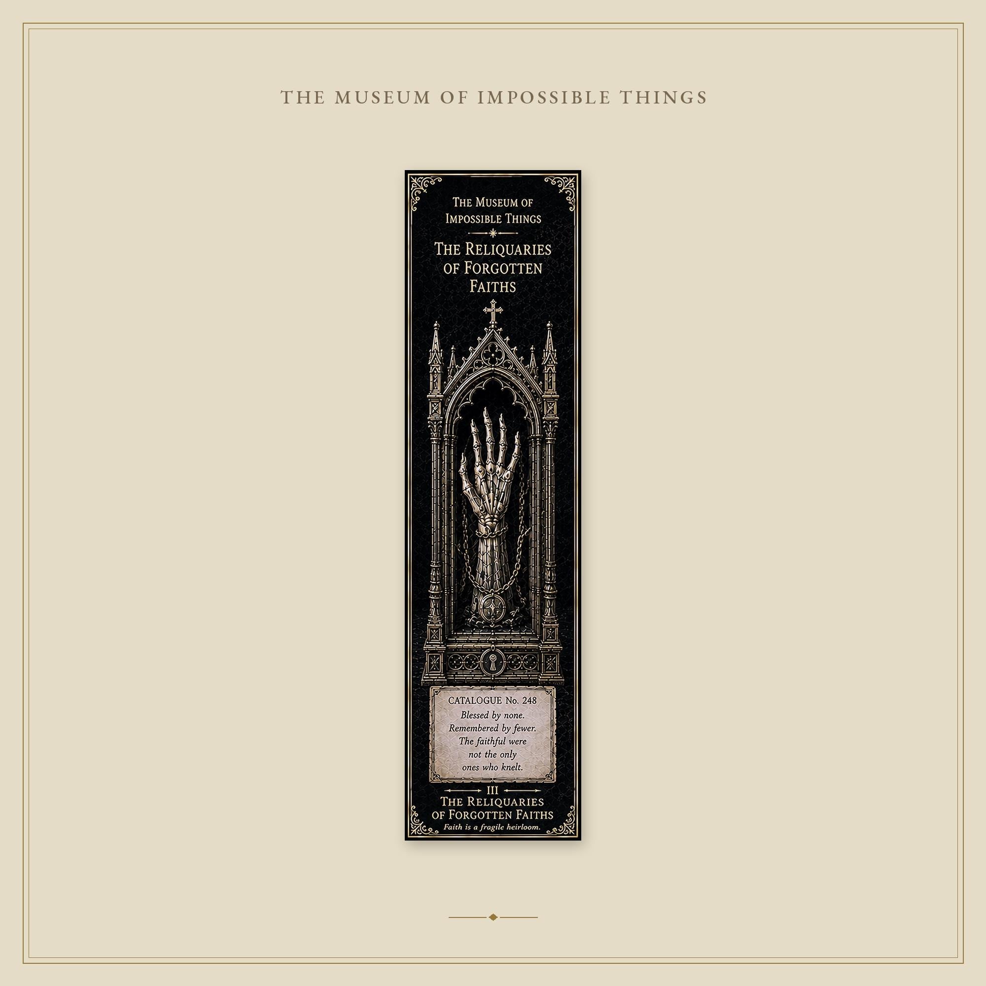 The Taxidermy of Things That Shouldn't Exist Bookmark | Dark Academia Set of 5 | Standard or Magnetic | Gothic Cabinet of Curiosities