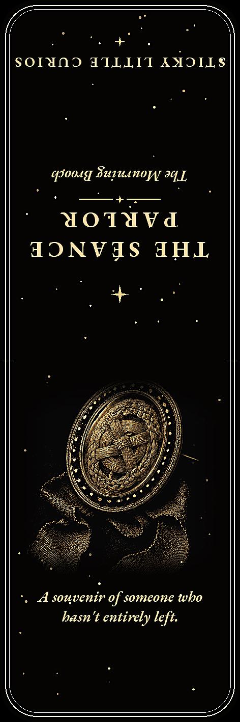 The Séance Parlor Bookmark | Dark Academia Victorian Spiritualism Bookmark | Standard or Magnetic Page Marker