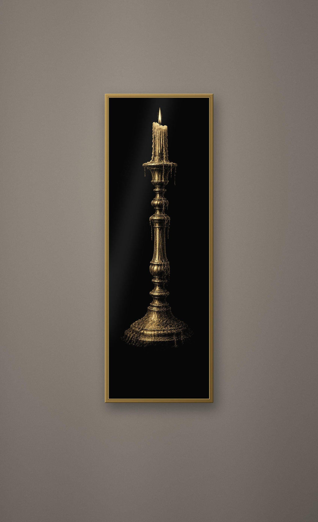 Submerged Chapel, Dark Academia Gothic Angel Prints | Antique Gold Altar Wall Art | Digital Download