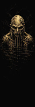 Deep Sea Horror Print: Ancient Rising - Dark Academia Cosmic Art | Printable Digital Download | Gothic Deep Water Aesthetic