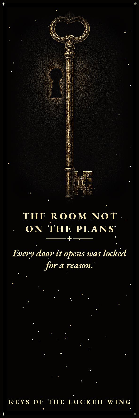 Keys of the Locked Wing Printable Bookmarks | Dark Academia Gothic Bookmark Set | Skeleton Key Digital Download