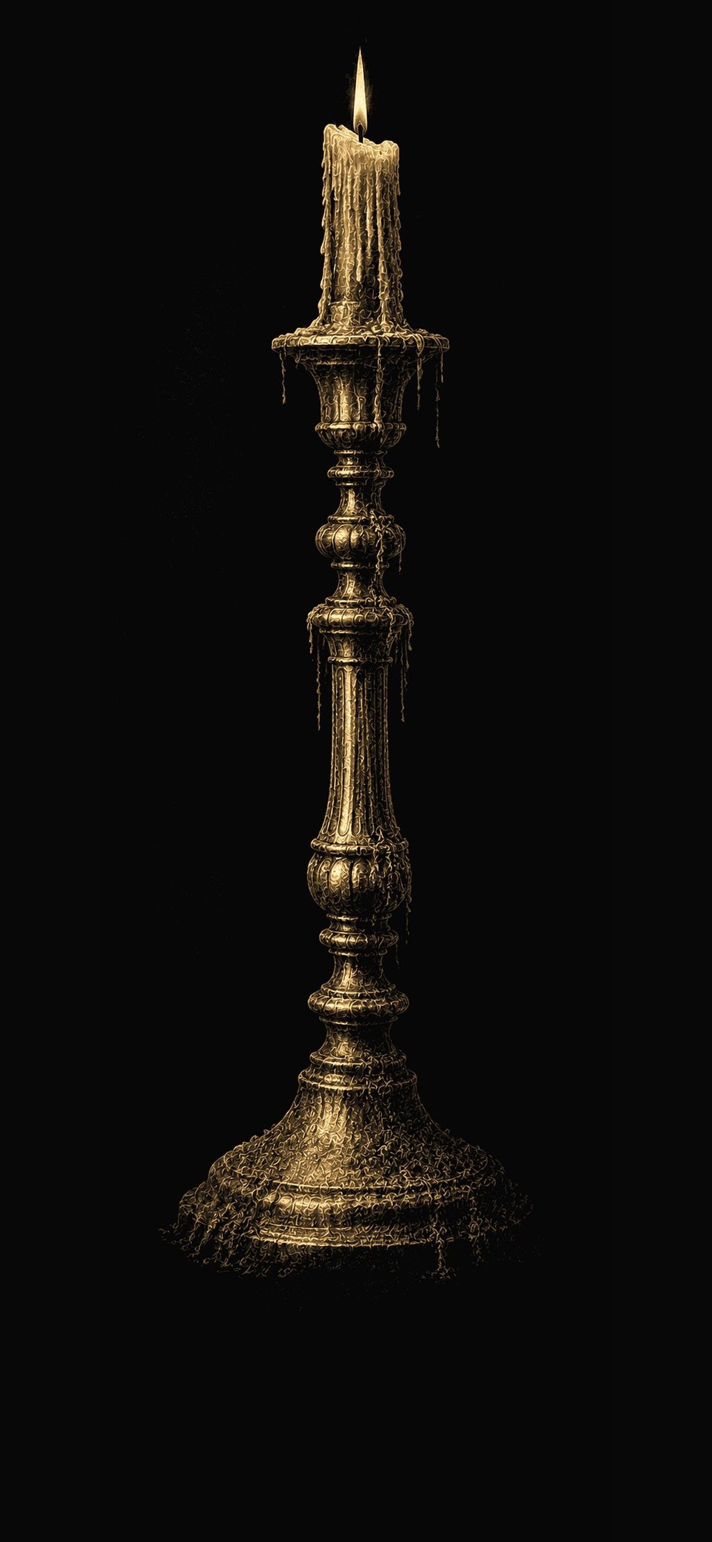 The Submerged Chapel Phone Wallpaper Bundle | Dark Academia Lock Screen, Gothic Religious Imagery, Instant Digital Download