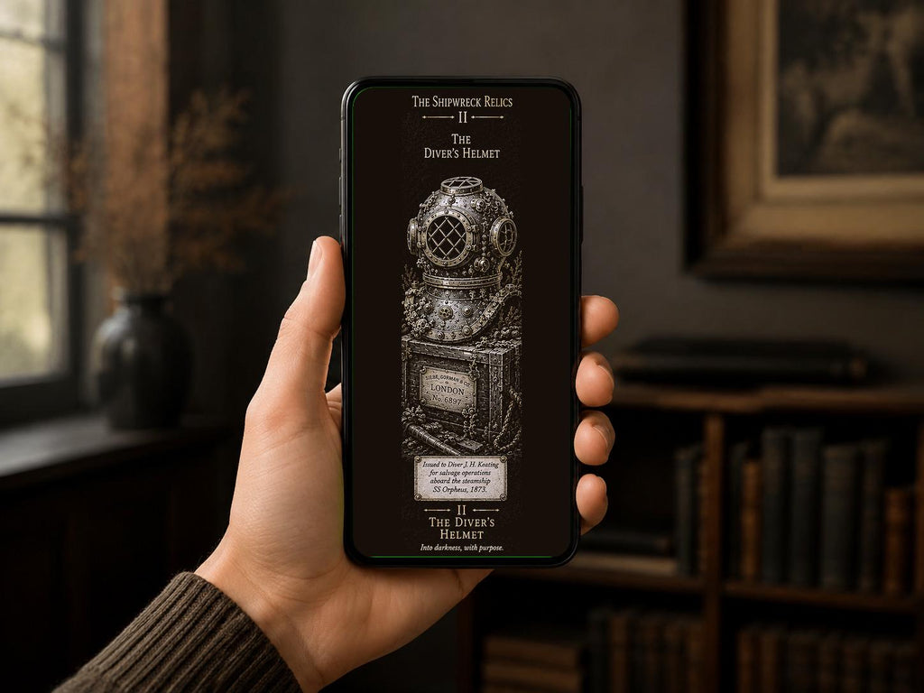 The Shipwreck Relics Phone Wallpaper Bundle | Dark Academia Lock Screen | Nautical Digital Download