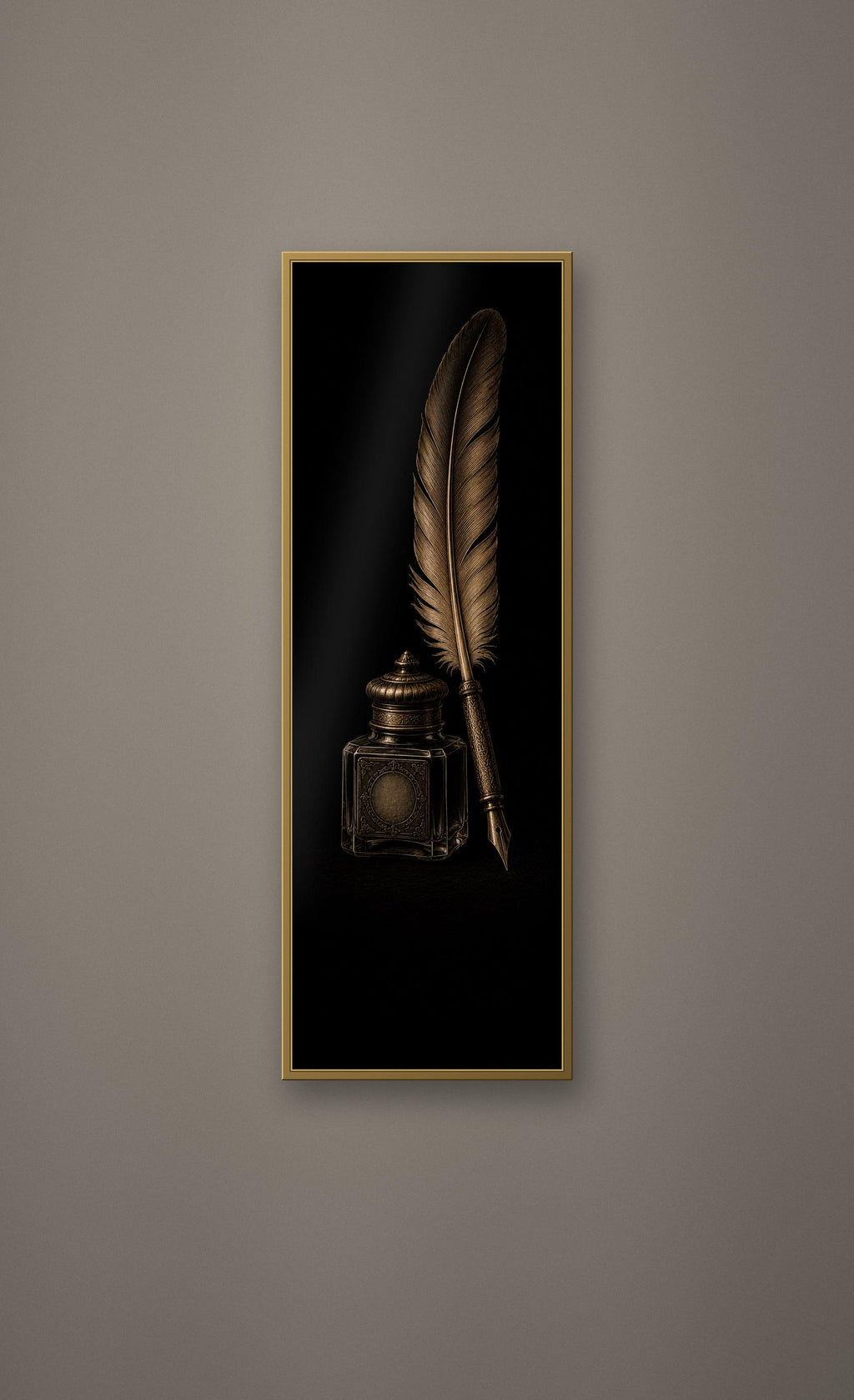 The Cartographers Cabinet: Dark Academia Wall Art | Antique Gold Black Prints | Digital Download Set